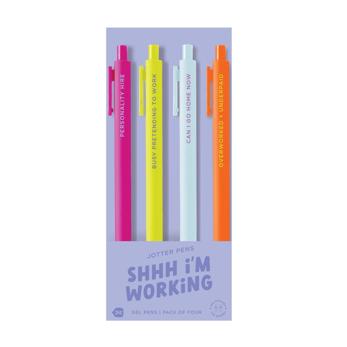 Shh I'm Working Pens