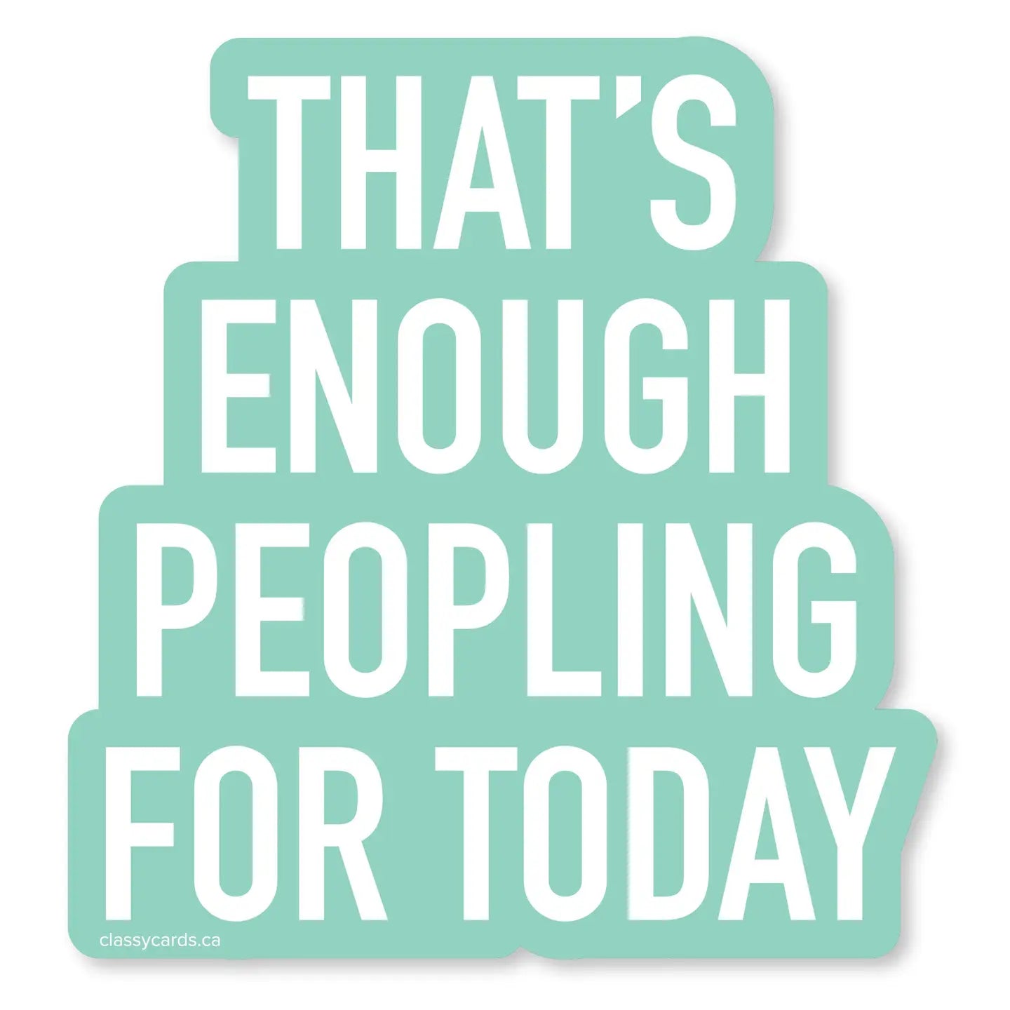 Peopling Sticker