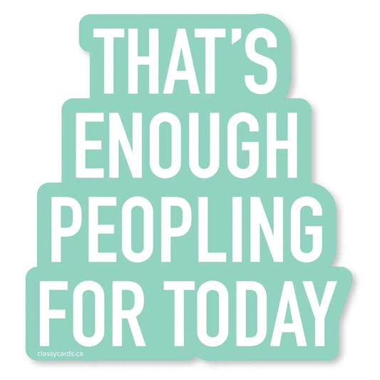 Peopling Sticker